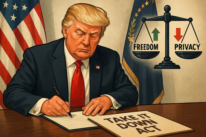 Трамп подписывает действие «Отсутствие этого». Интимный визуальный контент, порно мести и Deepfake исчезнут из сети за 48 часов