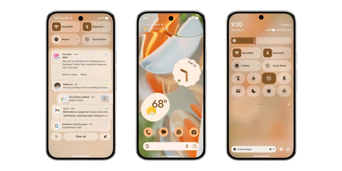 Google раскрывает совершенно новый дизайн на Android 16