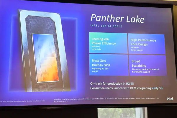 Intel показала свои последние процессоры Panther Lake в действии Computex 2025
