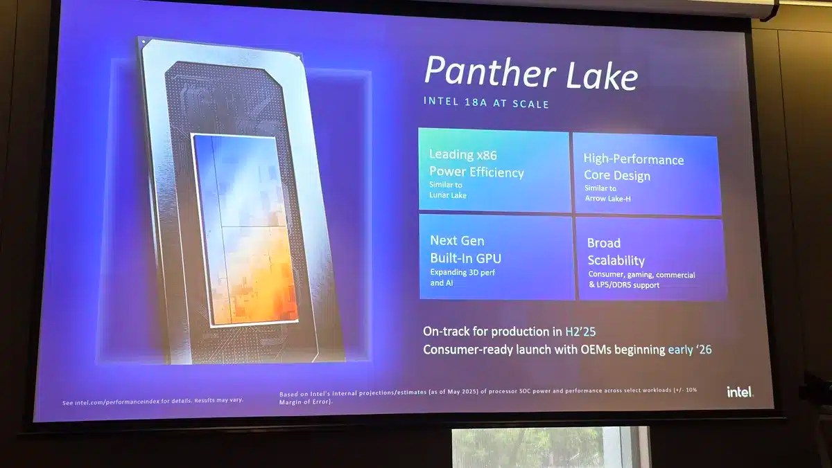 Intel показала свои последние процессоры Panther Lake в действии Computex 2025