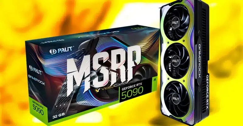 Цена GeForce RTX 5090 в Европе впервые упала ниже рекомендуемого