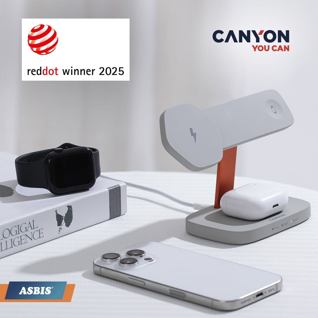 Canyon выиграл Red Dot Award 2025 за шестигранную станцию ​​беспроводной зарядки