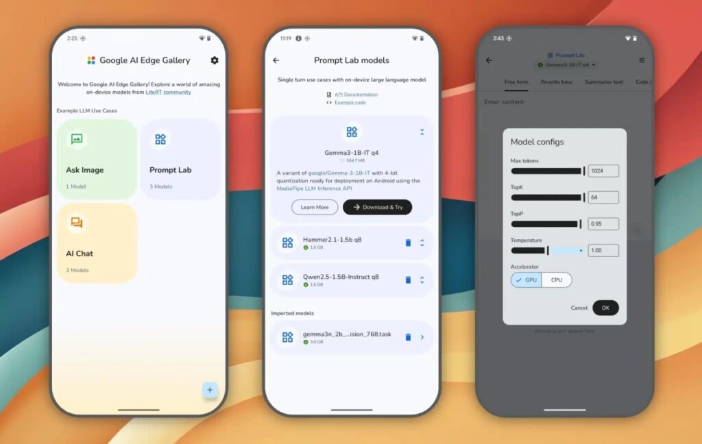 Google Ai Edge Gallery: New Age of Welective and Freedom с местным искусственным интеллектом