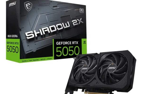 MSI представила компактный GeForce RTX 5050 Shadow 2x OC с разгрузкой