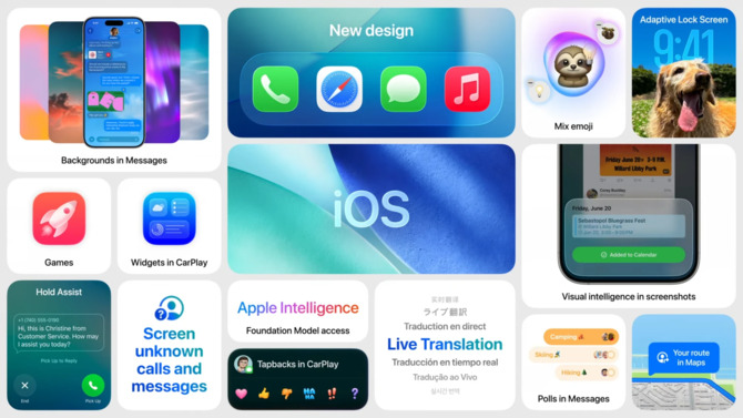 Apple iOS 26 - Новости для iPhone от WWDC 2025.
