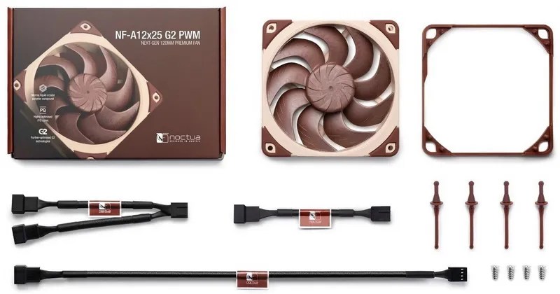 Noctua выпустила авангардирующие 120-миллиметровые поклонники NF-A12x25 G2 по цене 35 долларов США.