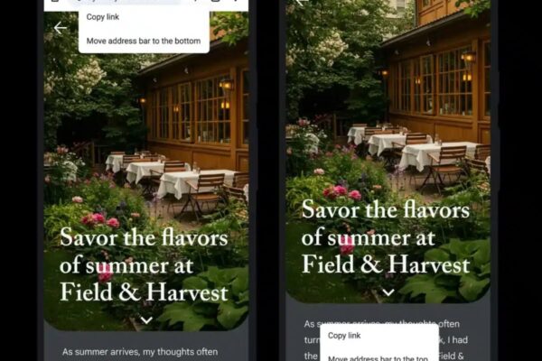 Google позволяет разместить адресную строку Chrome внизу экрана