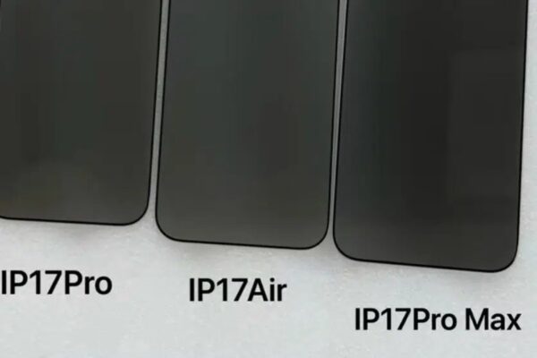 Apple iPhone 17 воздушное защитное стекло показывает наличие камер в странном месте