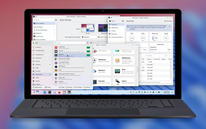 KDE Plasma 6.4 получает функции от Windows. Множество практических изменений в графической среде для Linux