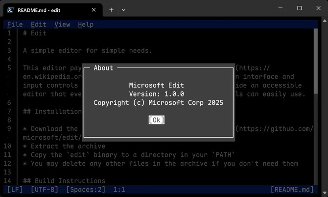 Microsoft удивила поклонников ретро. Редактор MS-DOS возвращается после многих лет в качестве многоплатформенного приложения
