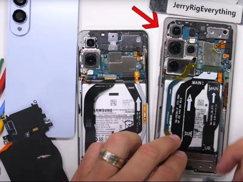 Разборка Galaxy S25 Edge показала, как Samsung удалось сделать смартфон таким тонким