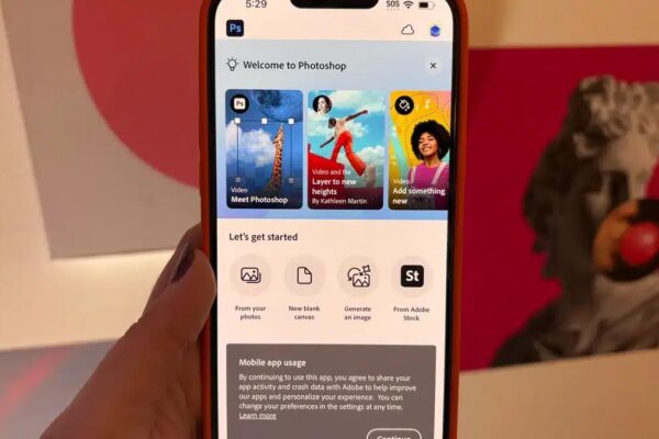 Adobe запустил новый бесплатный Photoshop для Android
