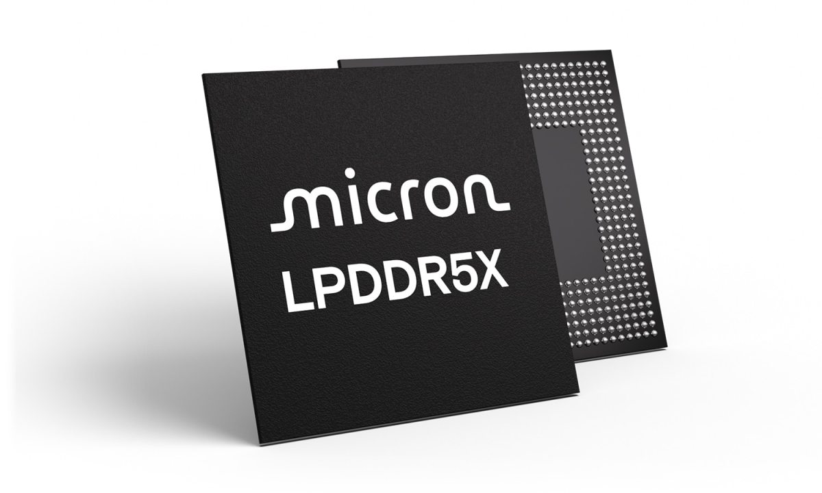 Micron запустил первую в мире память LPDDR5X класса 1 для тонких флагманских смартфонов с ИИ
