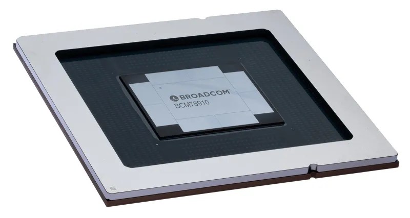 Broadcom представил самые быстрые переключатели Ethernet в мире Tomahawk 6: 102,4 TBPS на чип и 1,6 Тбит / с на порту