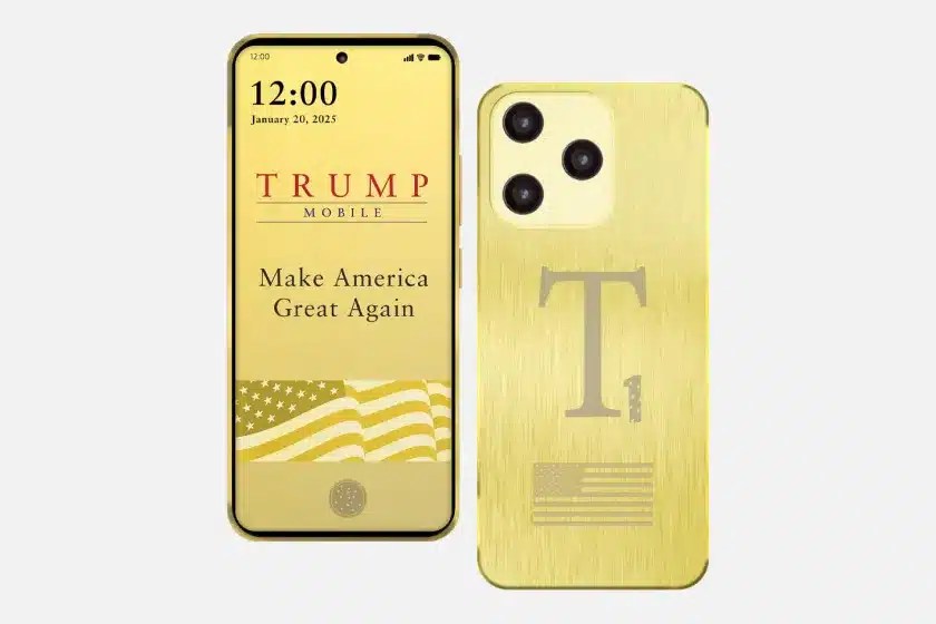 Дети Трампа представили золотой смартфон за 499 долларов, который был «спроектирован и изготовлен в США»