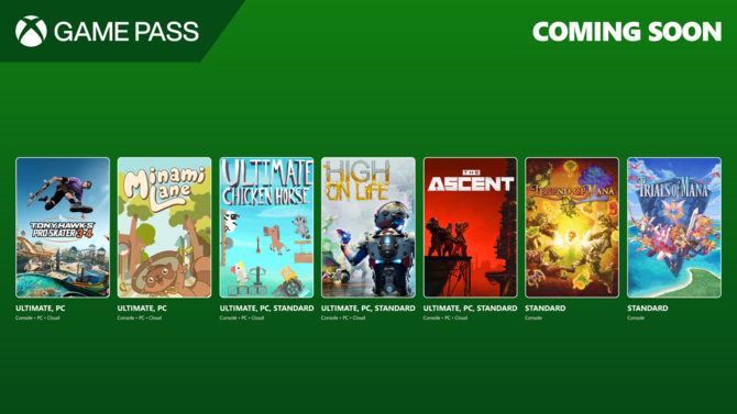 Xbox Game Pass - Новости за первую половину июля, в том числе Pro Skater Tony Hawk 3+4, Ascent and High On Life