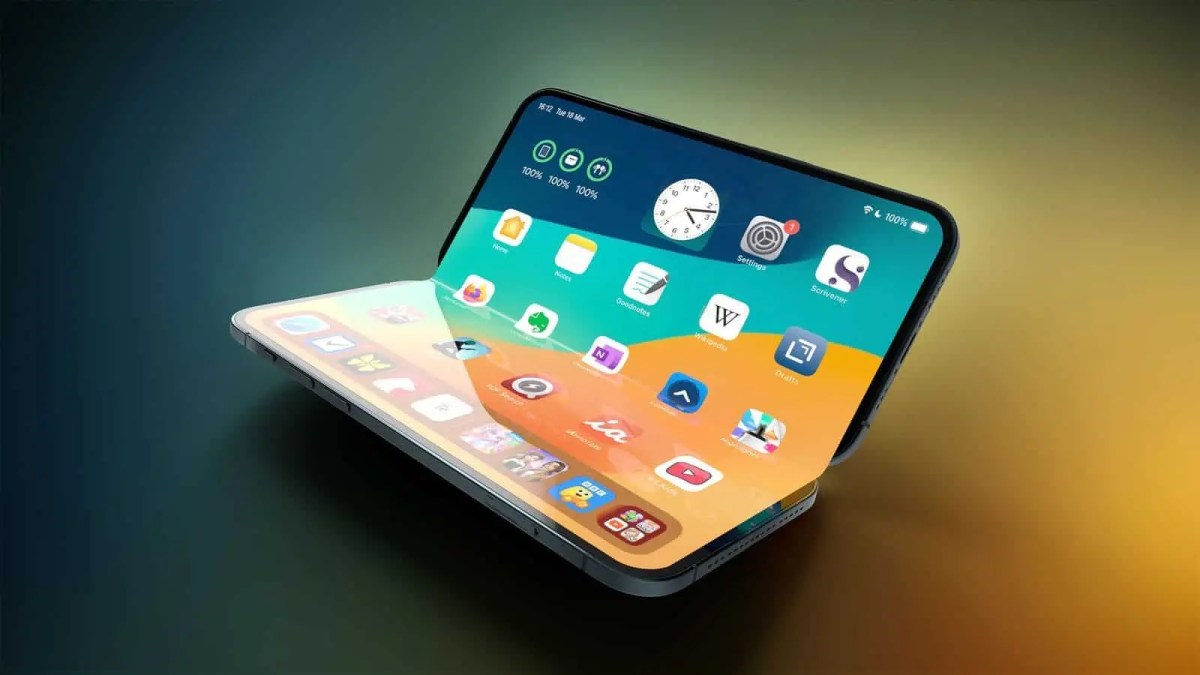 Размер складного дисплея Apple iPhone просочился