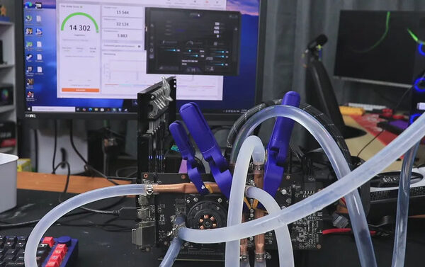 Trashbench устанавливает рекорд гражданской ответственности GeForce GTX 1060, достигающий 2202 МГц с необычным оригинальным охлаждением
