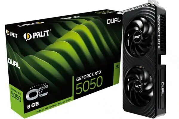 Палит представил двойные видеокарты GeForce RTX 5050 и более компактные RTX 5050 Stormx