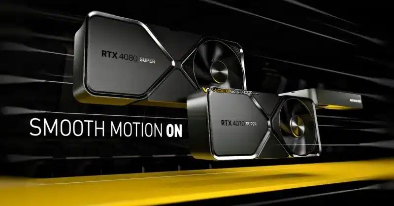 NVIDIA добавляет поддержку технологии плавного движения в графические карты GeForce RTX 4000