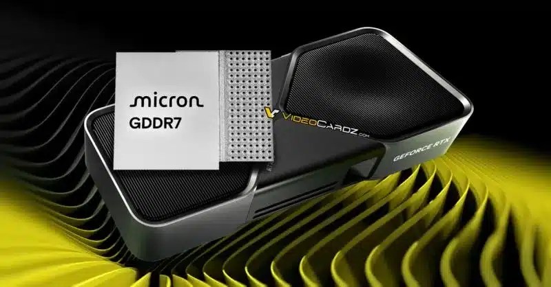 Micron доставит чипы памяти GDDR7 для GPU NVIDIA GeForce RTX 5000