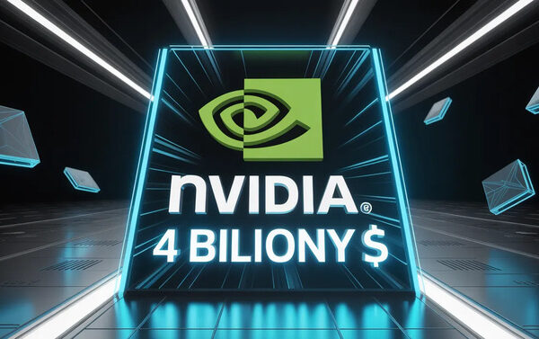 Nvidia как первая компания в мире в истории финансовых рынков достигает капитализации на уровне 4 триллионов долларов США