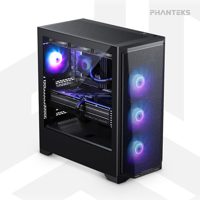 Phantex Eclipse G370A - это бюджетное жилье, которое предлагает непрозрачные фильтры и фабрики и поддерживает AIO 360 мм