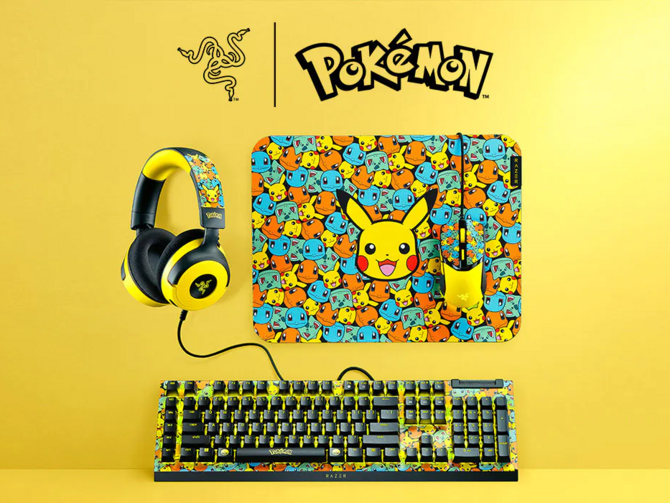 Razer Collection Pokémon отправляется в Польшу. Игроки теперь могут купить ценную периферию в уникальном стиле