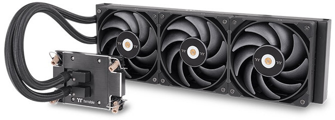 Thermaltake AW420 - наиболее эффективное охлаждение AIO для рабочих станций. Это даже охлаждает серию ThreadRipper Pro 9000WX после OC