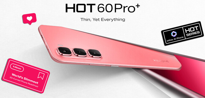 Infinix Hot 60i, Hot 60 5G, Hot 60 Pro и Hot 60 Pro+. Новые смартфоны представлены. Среди них очень стройное издание с Helio G200