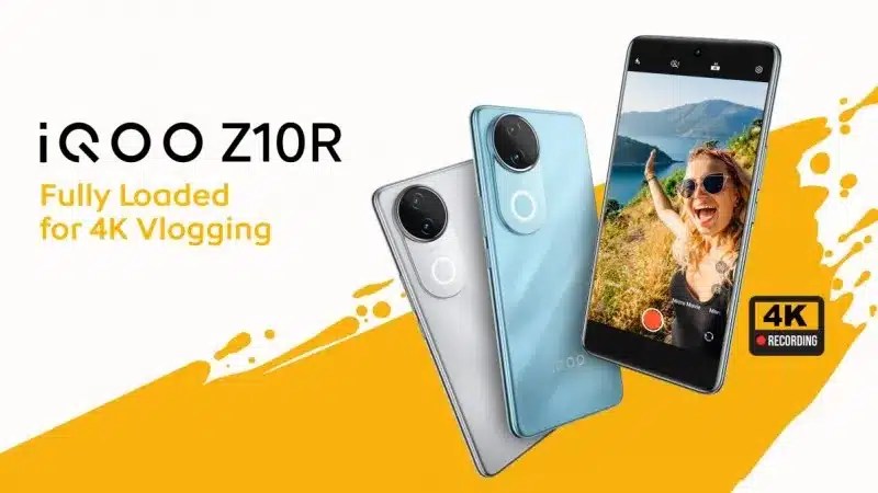 Vivo представила смартфон IQOO Z10R с Mediatek Dimensity 7400, батареей 5700 мАч и прочным корпусом за 225 долларов