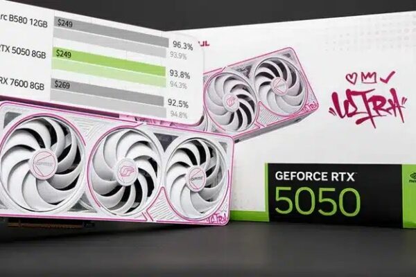 Первый независимый обзор Geforce RTX 5050-IT медленнее, чем Intel Arc B580 и Geforce RTX 4060