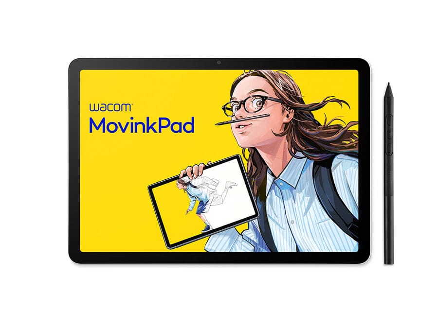 Wacom запустил 11-дюймовый графический планшет MovingPad с Android для творчества на ходу