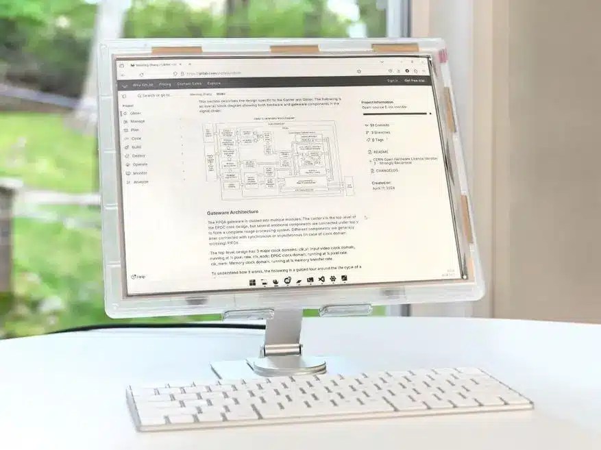 Modos Paper E Monton Monitor предлагает обновление 75 Гц.