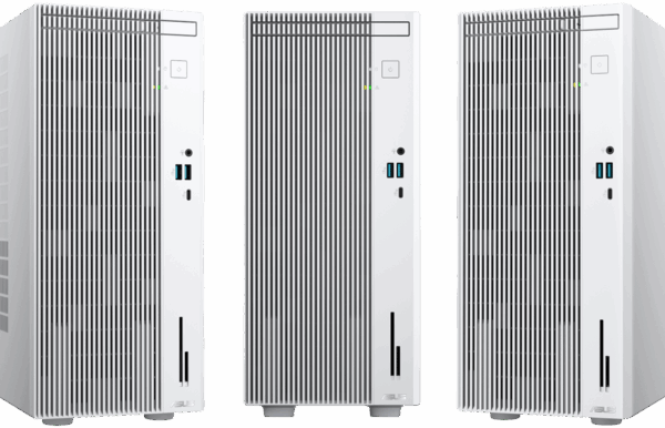 Mini Tower ASUS V500 - компьютер в небольшом рассрочке с Intel Core I7-13620H, который предлагает оригинальное охлаждение и ... DVD!