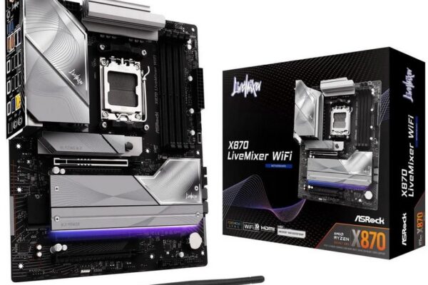 Asrock выпустил X870 Livemixer Wi -Fi - Motherboard за 230 долларов с 25 USB -портами