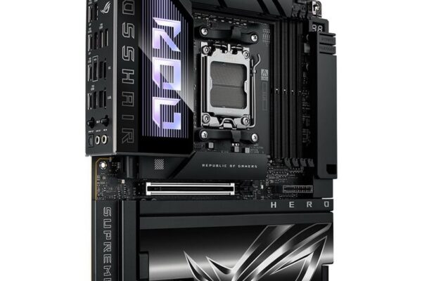 Asus выпустила Mother плату Rog Crosshair x870e Hero BTF для «чистых» компьютеров без видимых кабелей