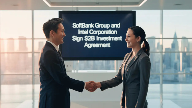 Softbank Group и Intel завершают инвестиционное соглашение по 2 миллиарда долларов США, поддерживая производство полупроводников в США.