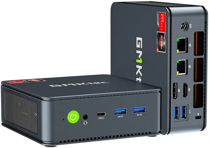 Gmktec Nucbox M6 Ultra - Mini PC для игр и работы с AMD Ryzen 5 7640HS. Место для двух SSD Media и DDR5 RAM