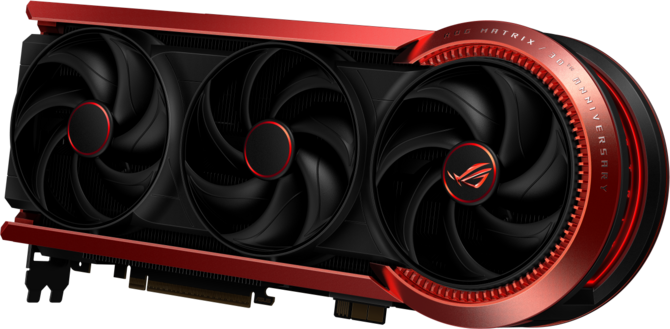 Ограниченная Asus Rog Matrix Geforce RTX 5090 для 30 -летия компании. Загрязнение памяти, жидкий металл и четыре вентилятора