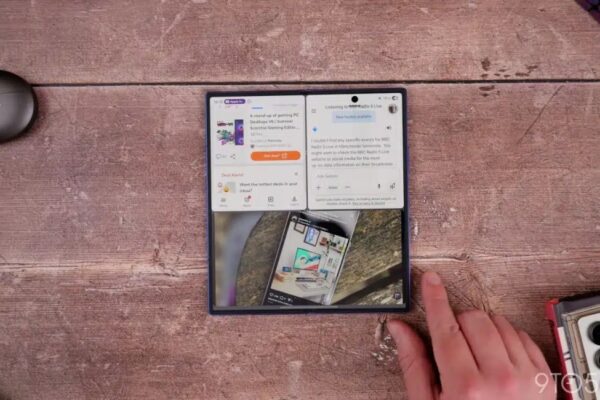 Трехлетная галактика Z Samsung Trifold сможет разделить свой экран на 3 равных частях для разных приложений