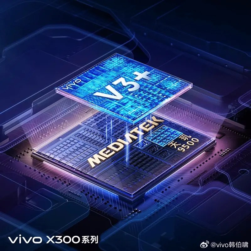 Vivo объявляет о флагманской серии X300 с процессором Dimensity 9500