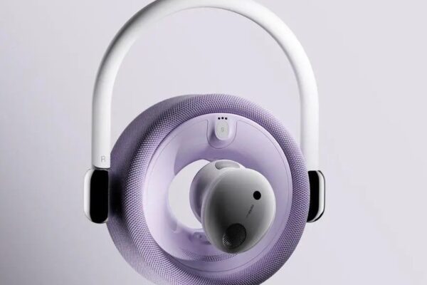 Интересная концепция гибридных наушников уха O-сцены с режимом двойного использования