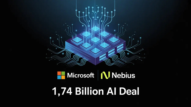 Nebius инвестирует 17,4 миллиарда долларов в инфраструктуру ИИ из Microsoft. Партнерство усилит облачную платформу Azure