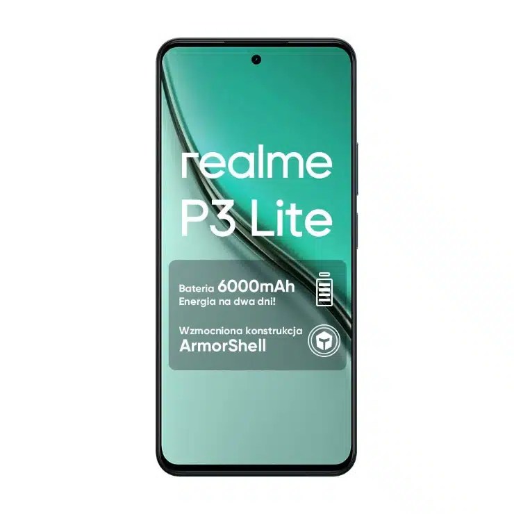 Realme P3 Lite 4G дебюты в Польше: огромная батарея, 360 ° NFC и путаница с ценами