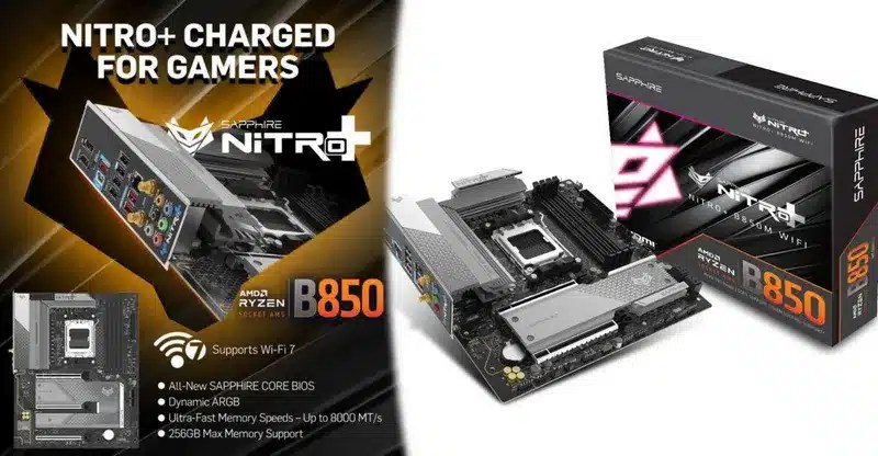Sapphire запустил несколько материнских плат Ryzen с Socket AM5 на международном рынке