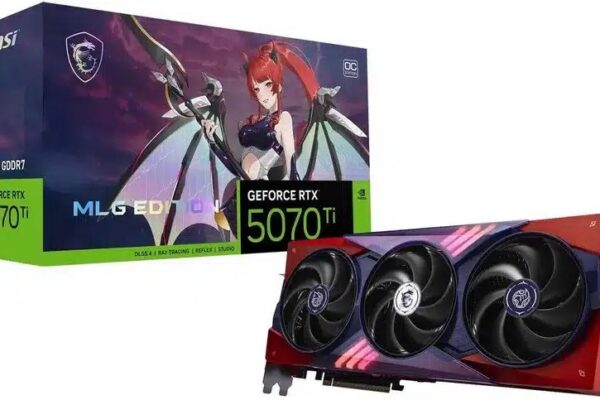 MSI оценил эксклюзивную аниме-графическую карту Anime GeForce RTX 5070 TI MLG с на 150 долларов больше, чем эталонная версия