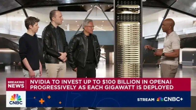 Nvidia инвестирует в Openai в размере 100 миллиардов долларов, которые получит обратно для покупки акселераторов искусственного интеллекта