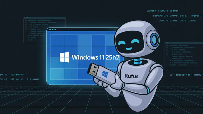 Обновление Rufus 4.10 добавляет совместимость с Windows 11 25H2 ISO и функцией сохранения дисков в формат ISO