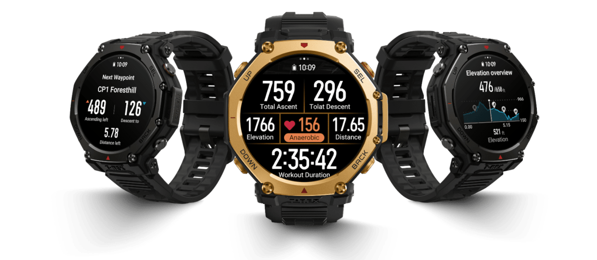 Amareffit представил T-REX 3 Pro Smart Watch с кузовом титана и до 26 дней с рабочей автономной службой за 400 евро